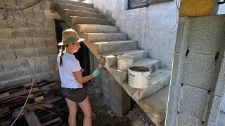 Working days on my countryside property - Transforming my Stairs