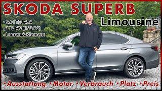 Škoda Superb L&K 2.0 l TDI 4x4 - Große Limousine mit dem 193 PS Diesel im Test | Review Deutsch 2024