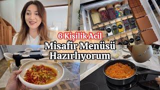 6 Kişilik Acil Misafir Menüsü | Sofra Düzeni ️