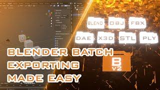 Blender File Batch Export v2