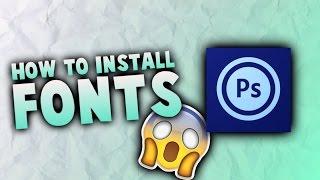HOW TO INSTALL FONTS!!! - Ps Touch