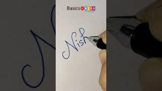 Nisha name signature | N name signature | signature with N name | signature style of my name