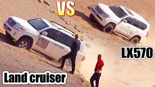 The duel between the Lexus LX570 and the Land Cruiser Team | Off-road Driving