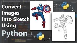 Python Projects - Convert Images Into Pencil Sketch Using Python (5 lines)