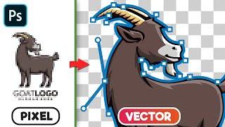Remove White Background from Logo & Vectorize it! - Photoshop Tutorial
