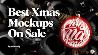 Best Xmas Mockups for Adobe Photoshop on Sale by rebrandy