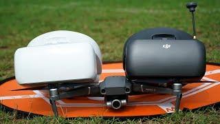 Flying Mavic 2 with DJI Goggles