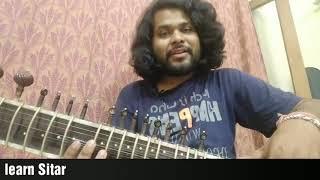 Learn Hai apna dil toh aawara on Sitar | With Anurag Bansal | Sitar lesson 17