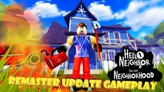 Roblox Hello Neighbor: The New Neighborhood Full Gameplay (Remaster Update)