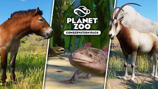 Axolotls, Flowers, Gutters, and more! New Screenshots | Planet Zoo: Conservation Pack