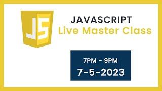 JavaScript Master Class - JavaScript Tutorial For Beginners, JavaScript in Telugu, Learn JavaScript