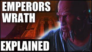 The Full Story of The EMPERORS WRATH Explained | Lord Scourge