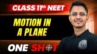 Motion In A Plane  IN ONE SHOT || Full Concepts & PYQ || Physics Class 11th