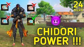 SOLO VS SQUAD || CHIDORI POWER!!! OMG!!! NO GUNS NEEDED IN FREE FIRE ??? || 99% HEADSHOT INTEL I5