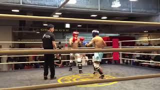 アマチュアキックボクシング57kg KO負け　Amateur kickboxing 57kg lose by KO