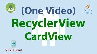 Recycler View & Card View in One Video (Arabic)