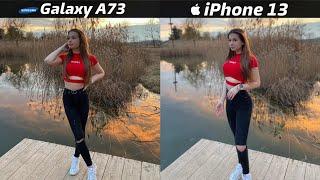 Samsung Galaxy A73 5g vs iPhone 13 Camera Test