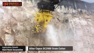 Hard rock excavation using Epiroc/Atlas Copco DC2900 Drum Cutter - BAEG