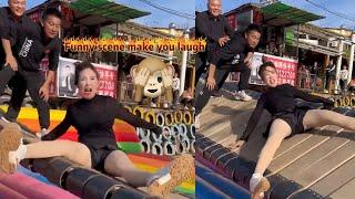 You can try stop laugh  - funny video- funny video