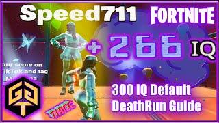 Fortnite Creative 300 IQ Default DeathRun Tutorial Guide Easy Walkthrough What's Your High Score?