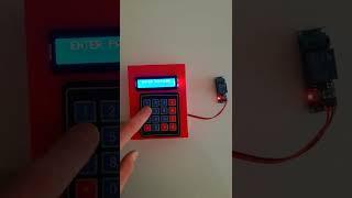 Arduino Password Door Lock Project v3 (Relay)