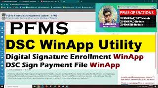 How to Enroll DSC on PFMS with WinApp | DSC WinApp Utility on PFMS | Digital Signature on PFMS
