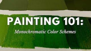 Painting 101: Monochromatic Color Schemes