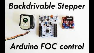 Closed loop Stepper Motor using FOC algorithm - SimpleFOClibrary