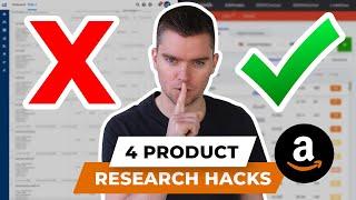 4 SECRET Amazon Product Research Hacks