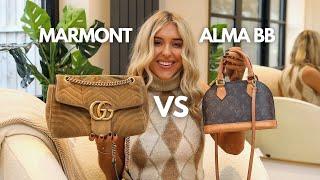 Louis Vuitton Alma BB Bag vs Gucci Marmont Bag - Designer Handbag Review