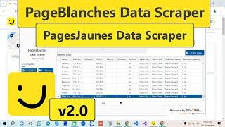 PagesBlanches Data Scraper v2.0 | Extract ULIMITED Individuals Data from Pages Blanches easily