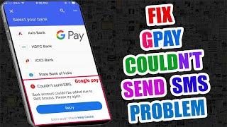 How To Fix couldn't send sms Gpay Error in Tamil | Can't send sms on gpay problem solved in tamil