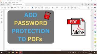 How to Add Password to PDF Documents | Encrypt PDF