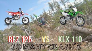 2020 Apollo RFZ 125cc vs 2020 Kawasaki KLX 110cc