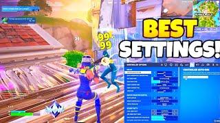 The *BEST* Controller Settings For INSANE AIMBOT + 100% Accuracy  Fortnite Chapter 5 Season 3