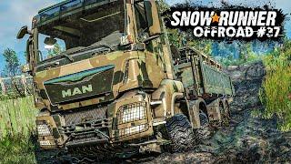 SNOWRUNNER #37: Olfässer auf dem Militär MAN TGS-Truck und Hummer am Haken | OFFROAD Simulation