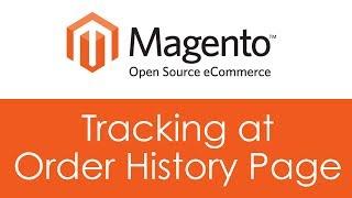 Insert AfterShip Track Button to Order History page of a Magento store