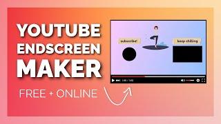 How to Make a YouTube End Screen Outro with an Online Template (Youtube Channel Art Series)