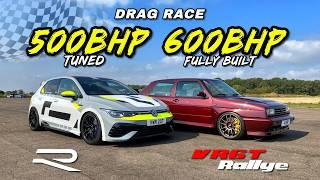 TUNER EVOLUTION.. 600BHP MK2 G60 RALLYE vs 500BHP MK8 GOLF R