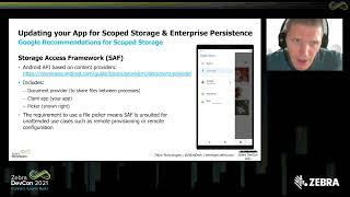 Updating Your App for Scoped Storage and Enterprise Persistence | Zebra