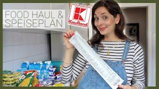 Kaufland Food Haul & Essensplan für eine Woche