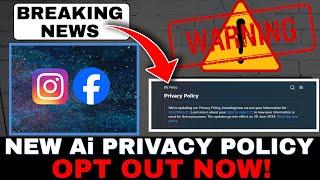 FACEBOOK WARNING! NEW Ai PRIVACY POLICY! OPT OUT NOW! (How to Guide) 2024!