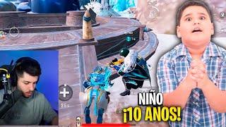 NIÑO de 10 AÑOS nos CARREA en PUBG MOBILE 