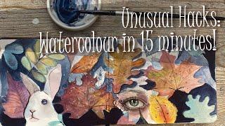 Crack Watercolour with these Simple Hacks: 15 Minute Tutorial (Beginner and Intermediate friendly)