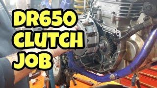 Suzuki DR650 Clutch replacement.