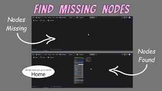 Find missing nodes