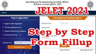 JELET 2021 APPLY ONLINE | STEP BY STEP JELET 2021 FORM FILLUP | HOW TO FILL JELET 2021 FORM |