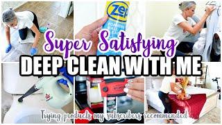 SATISFYING DEEP CLEANING MOTIVATION 2021 | MAJOR CLEAN WITH ME 2021 | TRYING NEW CLEANING PRODUCTS