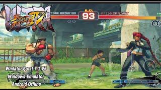 Ultra Street Fighter IV Gameplay (HD) Winlator Emulator Android Windows Emulator 7.1 V5 (FROST)