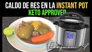 COMO HACER CALDO DE RES EN LA INSTANT POT -KETO APPROVED!